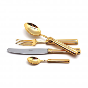 Набор столовых приборов (24 предмета 6 персон) Cutipol FONTAINEBLEAU GOLD 9161