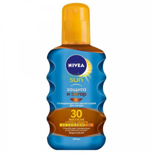 Масло-спрей Nivea для загара SPF 30