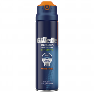 Гель для бритья Gillette Fusion ProGlide Sensitive 2 в 1 Active Sport