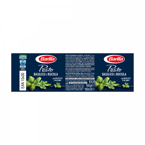 Соус Barilla Pesto с базиликом и рукколой