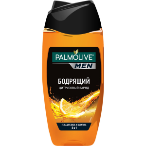 Гель для душа Palmolive men 2 в 1 Бодрящий Цитрусовый заряд