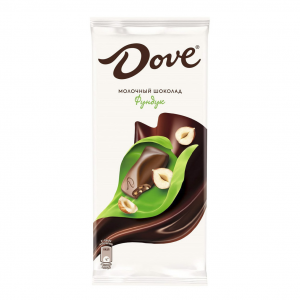 Шоколад DOVE молочный с фундуком