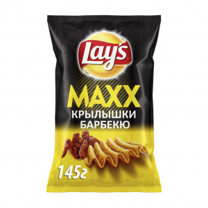 Чипсы Lays Maxx "Куриные крылышки барбекю"