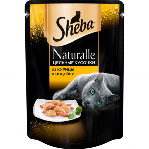 Корм для кошек SHEBA Naturalle Курица и индейка