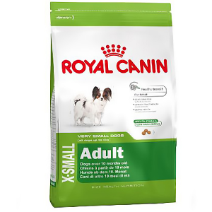 Корм для собак Royal Canin Size X-Small Adult для миниатюрных пород от 10 месяцев до 8 лет, птица 1,5 кг