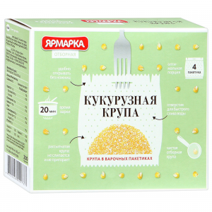 Крупа кукурузная Ярмарка Отборная 4х62,5 г