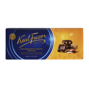 Karl Fazer молочный шоколад с жареным миндалем и медом