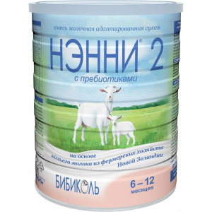 Бибиколь Нэнни 2 Молочная смесь с пребиотиками на основе козьего молока с 6 месяцев