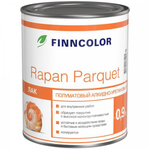 Лак паркетный Tikkurila rapan parquet полуматовый