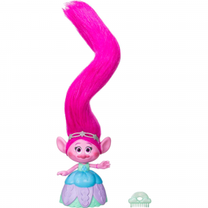 Игровой набор Hasbro Trolls Поппи с супер длинными поднимающимися волосами