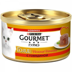 Корм для кошек GOURMET Gold Melting Heart Говядина