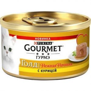 Корм для кошек GOURMET Gold Melting Heart Курица