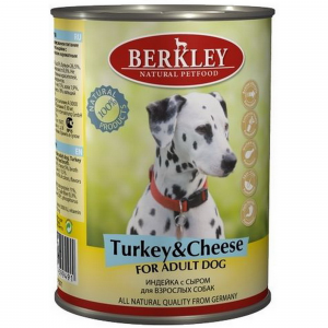 Корм для собак Berkley индейка с сыром