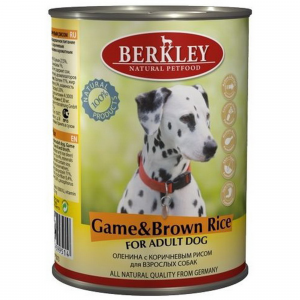 Корм для собак Berkley оленина с коричневым рисом