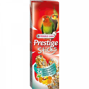 Лакомство Versele-Laga палочки для средних попугаев Prestige с экзотическими фруктами