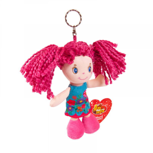 Кукла в розовом платье ABtoys с колечком 15 см