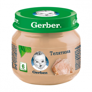 Gerber Мясное пюре "Телятина"