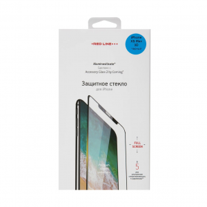 Защитное стекло Red Line Corning для iPhone XS Max FullScreen черно
