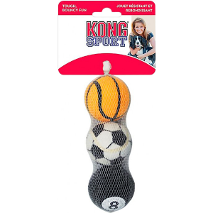 Игрушка для собак KONG Air Sport Теннисный мяч очень маленький 4 см 3 шт