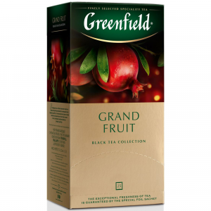 Чай черный Greenfield Grand Fruit с ароматом граната в пакетиках