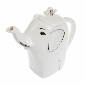 Чай черный подарочный Hilltop Чайник Слон серебро 80 г