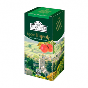 Ahmad Tea Apple Rhapsody черный чай в пакетиках с яблоком и мятой