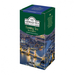 Чай Ahmad Evening Tea Decaffeinated черный без кофеина 25 пакетиков