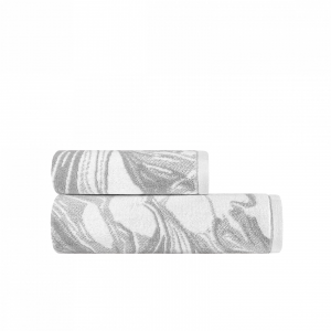 Комплект полотенец TOGAS Терра бело-серый 2 предмета
