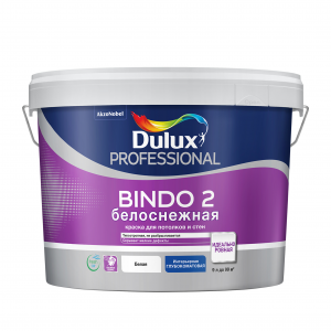 Краска для стен и потолков Dulux Professional Bindo 2 белоснежная глубокоматовая