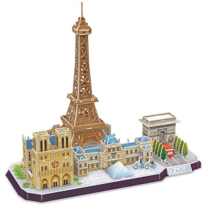 3D-пазл CubicFun CityLine Достопримечательности Парижа