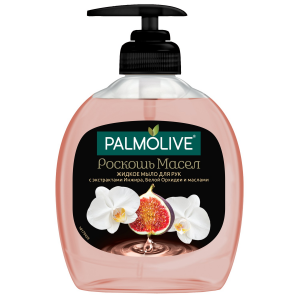 Жидкое мыло Colgate Palmolive "Роскошь Масел" с экстрактами Инжира, Белой Орхидеи и маслами