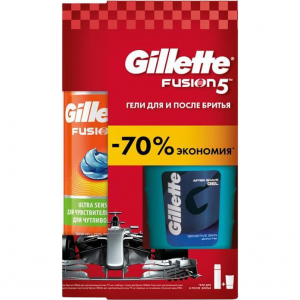 Набор Gillette Гель для бритья для чувствительной кожи после Sensitive Skin