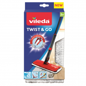 Сменная насадка для швабры с отжимом Vileda "Twist&Go"