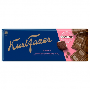 Шоколад Karl Fazer, с шоколадным печеньем и ванилью
