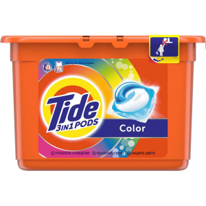 Капсулы для стирки Tide Pods Color 15 шт