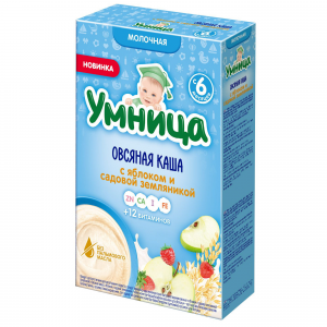 Каша "Умница" молочная овсяная