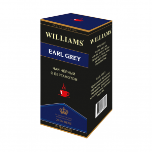 Чай черный Williams Earl grey в пакетиках