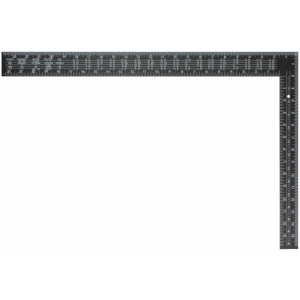 Угольник столярный FIT 19624 цельно-металлический крашеная шкала 400 x 600 мм