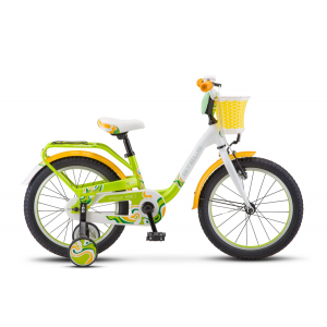 Детский велосипед Stels Pilot-190 V030 18" 2018 (Рама: 9" (Рост: 110-120см), Цвет: Зеленый/желтый/белый ) STELS