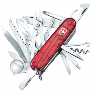 Нож Victorinox SwissChamp 91 мм 33 функции полупрозрачный 1.6795.T