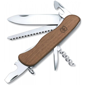 Нож Victorinox Forester 111 мм 10 функций с фиксатором лезвия деревянная рукоять 0.8361.63