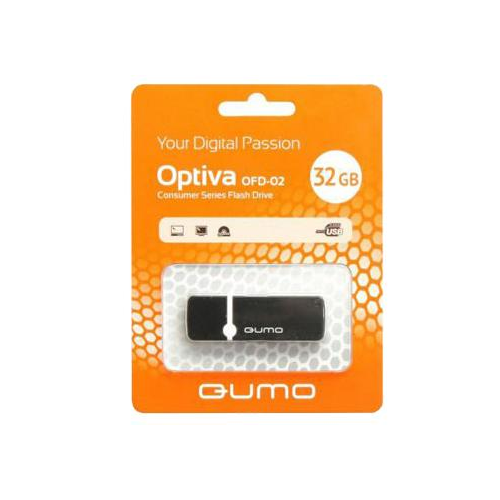 USB-накопитель Qumo Optiva 02 USB 2.0 32GB Black