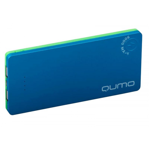 Внешний аккумулятор QUMO PowerAid Slim Twin 9000 mAh, 1A+2A, 2USB