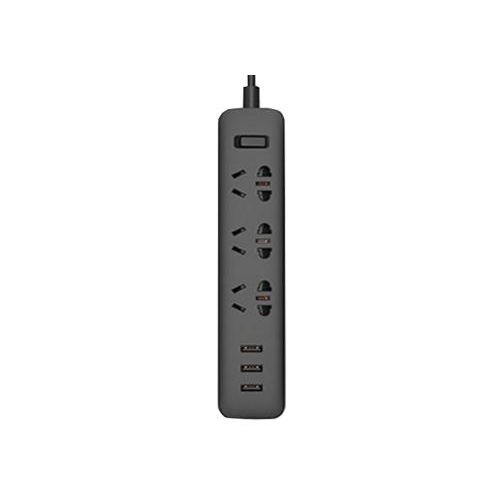 Удлинитель Xiaomi Power Strip (3 розетки), 3 USB Black