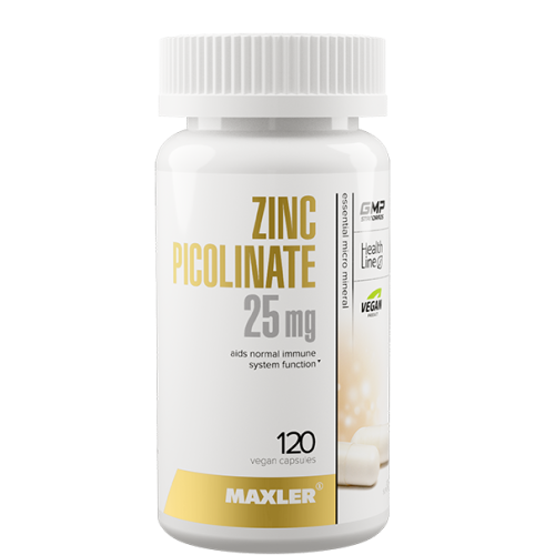 Maxler Zinc Picolinate 25 mg, 120 капс