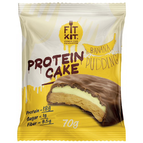 FIT KIT Protein cake с начинкой, 1 шт. - 70 г