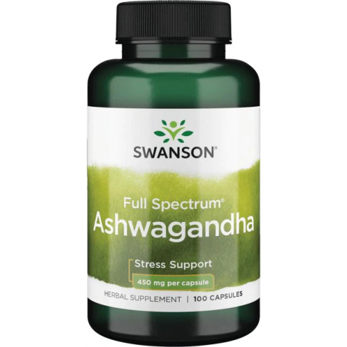 Swanson Full Spectrum Ashwagandha 450 mg, 100 капс