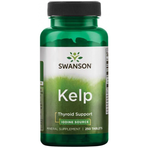 Swanson Kelp Iodine Source 225 mcg, 250 таб