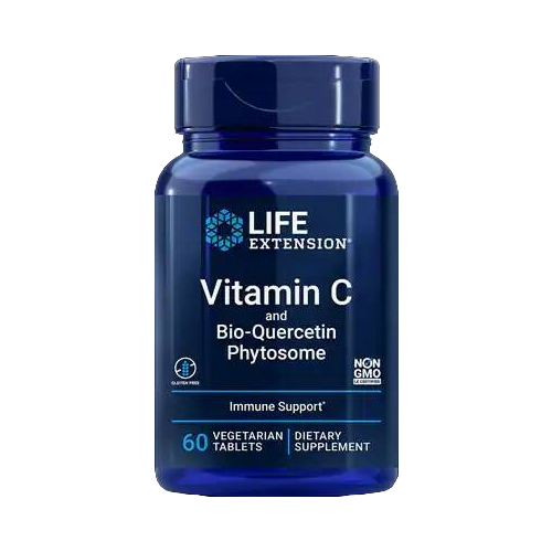 LIFE Extension Vitamin C and Bio-Quercetin Phytosome, 60 таб