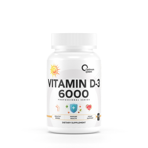 Optimum System Vitamin D-3 6000, 365 капс